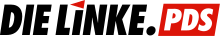 Transition logo of the PDS before the merger