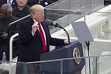 Præsident Trump holder sin indsættelsestale