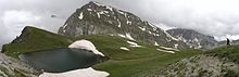 A lake in Epirus, in the mountains above the tree line