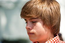 Dylan Sprouse na Velikonoční kraslici v Bílém domě v roce 2010