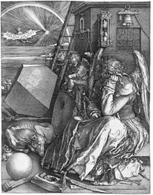 Melencolia I , 1514, Albrecht Dürer-stik  