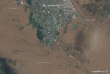 Vista aérea de Rockhampton