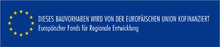 Typical indication of ERDF support for a construction measure