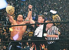Chrisas Benoitas ir Eddie Guerrero per "Wrestlemania 20", surengtą "Madison Square Garden".