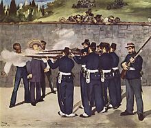Manet: La ejecución del emperador Maximiliano