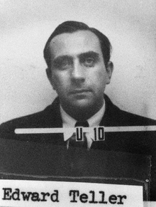 Edward Teller (photo on his Los Alamos service card during World War II).
