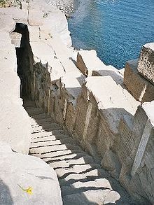 Nilometer på Elephantine Island nær Aswan