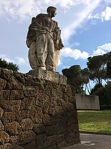 Entrance to the memorial Fosse Ardeatine