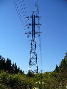 Elektrik teller üzerinde gönderilir.