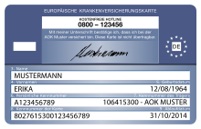 A European Health Insurance Card