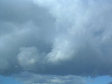 Cloud in the form of an elephant trunk