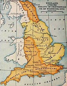 L'Inghilterra e la Danelaw nell'878