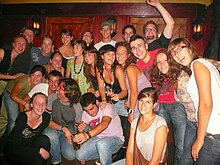 Young EU citizens in the framework of the Erasmus program in Groningen