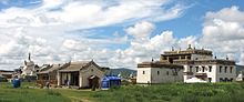 Monastery facilities in Erdene Dsuu