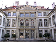 The Erlacherhof, seat of the government of the city of Berne