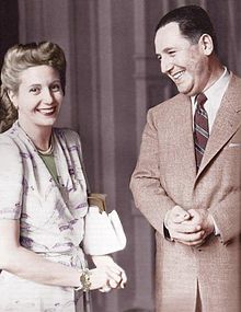Președintele argentinian Juan Perón și prima doamnă Eva Perón.