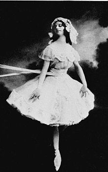 Anna Pavlova jako Lise, 1900  