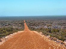 Een weg in Fitzgerald River National Park  