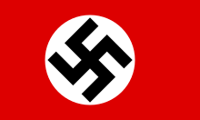 Gamalı haç, 1935-1945 yılları arasında Hitler tarafından kullanılan Almanya bayrağıydı