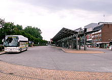 Germany's first ZOB in Flensburg, state of construction since 1996