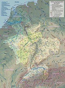 catchment area of the Rhine