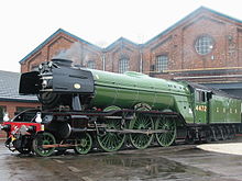 El Flying Scotsman ha "vuelto a casa". Foto tomada en el 150 aniversario de Doncaster Works en julio de 2003