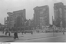 Ruin of the department store Karstadt at Hermannplatz
