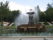 Fonte no parque da Revolução
