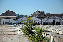 On the former site of the freight station (slightly southeast of the main station), a new district has been under construction since 2013.