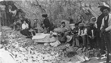 Francisco Madero, his wife and rebels (photo from the first half of 1911)