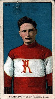 Frank Patrick, uveden v roce 1958.