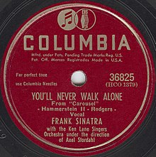 Frank Sinatra - You'll Never Walk Alone (Columbia single from 1945)
