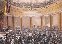 Ludwig von Elliott: Session of the National Assembly in June 1848