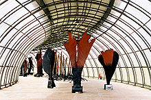 Uvnitř galerie.