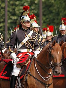 Tasavaltalaiskaarti Bastilian paraatissa vuonna 2011.  