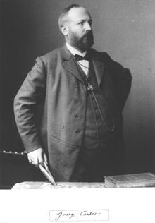 Georg Cantor, w 1894 roku. Cantor był pierwszym matematykiem, który mówił o zbiorach