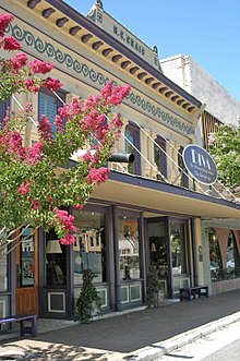 El centro de Georgetown, Texas, en julio de 2010.  