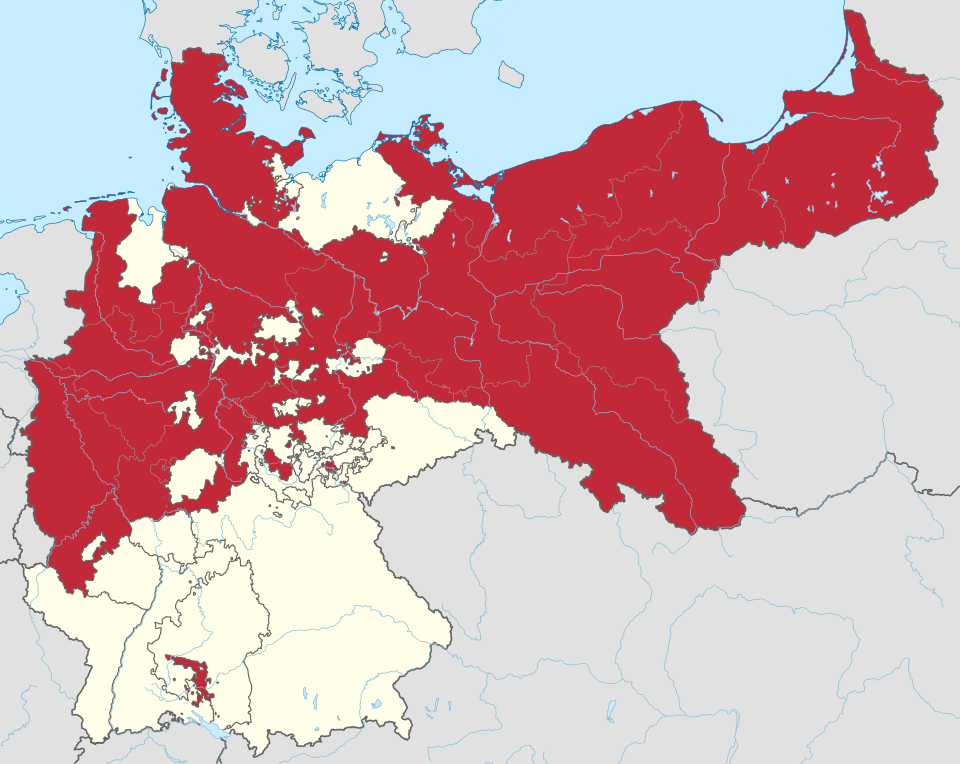 The greatest expansion of the Prussian state (1866-1918)