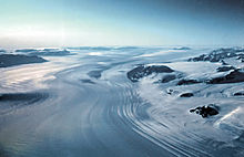 Glaciers in Antarctica