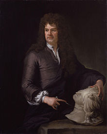Grinling Gibbons af Godfrey Kneller
