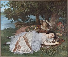 Zwei Prostituierte am Ufer der Seine , (1856)