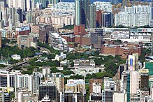 Hung Hom campus, set fra vest  