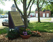 Commemorative plaque to the murder of a policeman on the Theresienwiese 2007