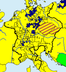 State religion in Central Europe around 1530: Roman Catholic Protestant (either Lutheran or Reformed) hussistic (utraquistic) Islamic Until 1555, the Roman Catholic Church was the only officially recognized denomination in the empire (moreover, Utraquism had only been recognized by state law in Bohemia and Moravia since 1436)