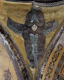 The Islamic whitewashing of the four seraphs in the pendentifs was reversed in an exemplary manner on the occasion of Istanbul's designation as Capital of Culture 2010