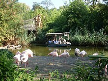 Boat trip in the "Zambezi" themed area at Hannover Adventure Zoo