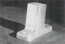 Aluminium casting with pores