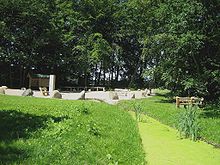 Havel spring at the Ankershagen mill lake in the Mecklenburg lake district