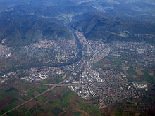 The city seen from the west, 2011