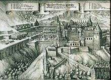 View of the castle, 1645
